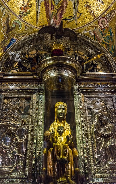 Spain montserrat black madonna Spain montserrat black madonna