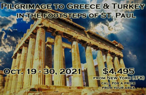 Catholic Pilgrimage to Greece and Turkey