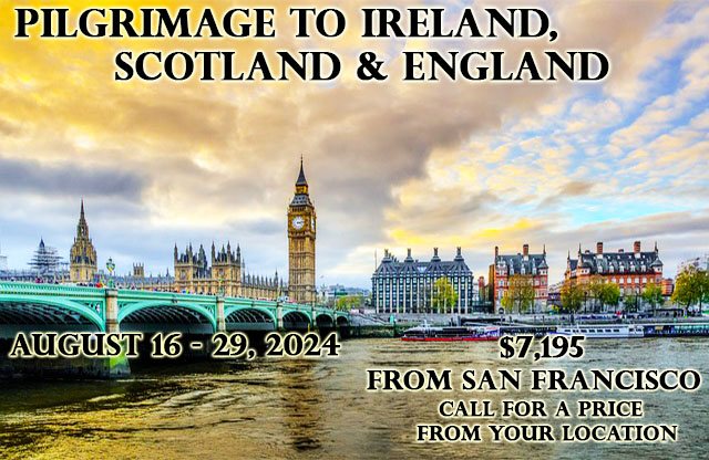 Pilgrimage to Ireland, Scotland, England